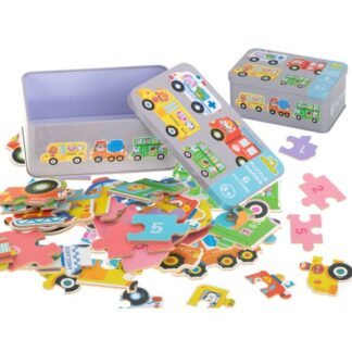 Przyjazne dla dzieci puzzle układanka, które nie tylko bawią, ale także uczą, rozwijając umiejętności logicznego myślenia i spostrzegawczość.
