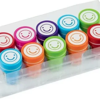 pieczątka z uśmiechniętą buźką.