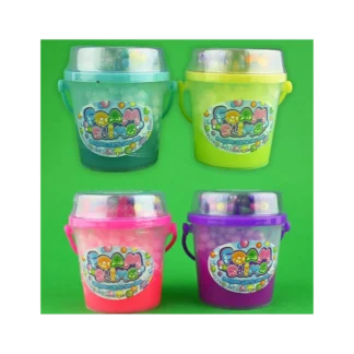 Kolorowa plazma do ściskania i modelowania z kuleczkami – masa sensoryczna dla dzieci 3+.