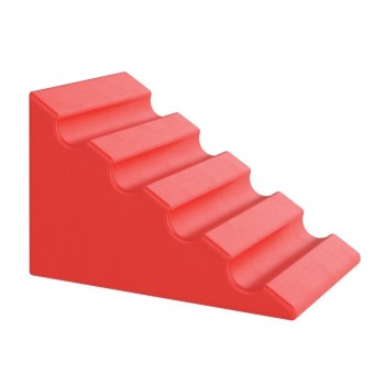 schody-wklesle-duze Kolorowy pokrowiec modułowy dla dzieci, wymiary 90 x 60 x 60 cm, dostępny w żółtym, zielonym, niebieskim i czerwonym kolorze