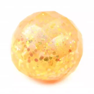 Kolorowa gniotka w kształcie piłki do ściskania i ugniatania.