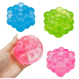 Gniotek sensoryczny kostka żelowa Bubble – elastyczna zabawka do ściskania, ugniatania i ćwiczeń dłoni