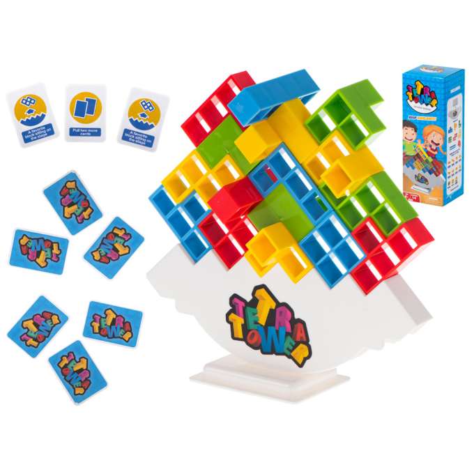 Ukladanka-tetris-balansujace-klocki-gra-logiczna-105468(1)-680x680 Gra zręcznościowa Montessori – układanka balansująca z 16 plastikowymi klockami, podstawką i kartami z zadaniami.